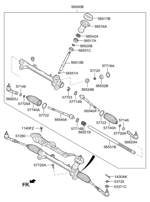 2022 Hyundai Elantra N  Spring-Yoke Diagram for 57720A6000