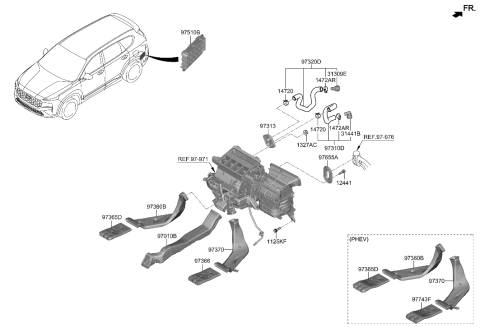 2000 Hyundai Elantra  Tapping Screw-HEXAGON Head Diagram for 1244106167K