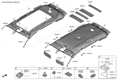 1999 Hyundai Elantra  Feeder Cable-Antenna EXTN NO.1 Diagram for 96230S2GA0