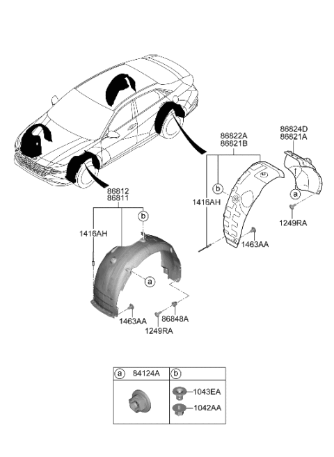 2010 Hyundai Accent Screw-Tapping Diagram for 1249506207K