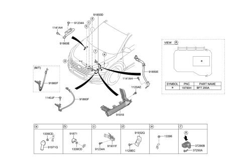 2023 Hyundai Ioniq 5 Wiring Assembly-Battery Diagram for 91851D3040