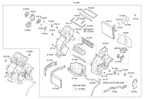2017 Hyundai Ioniq THERMISTOR Assembly-A/C EVAPORATOR Diagram for 971431M000