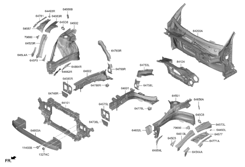 2008 Hyundai Azera  Bolt-FLANGE Diagram for 1145308296B