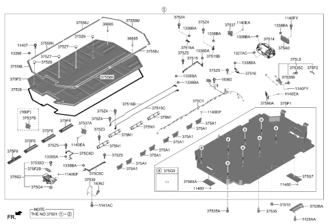 2008 Hyundai Azera  Bolt-FLANGE Diagram for 1141306207C