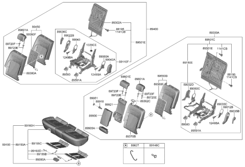 2008 Hyundai Azera  Screw-Tapping Diagram for 1249705083