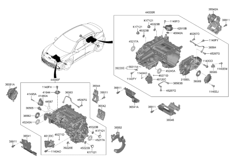 2008 Hyundai Azera  O-RING Diagram for 4458718FA0