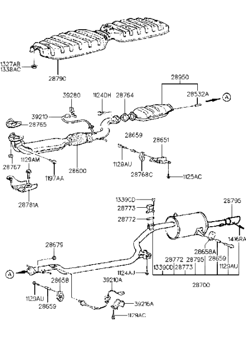 2020 Hyundai Veloster  Rivet-Pop Diagram for 1416603060