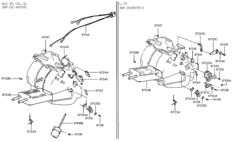 2016 Hyundai Veloster Holder-Linkage Rod Diagram for 9713024000