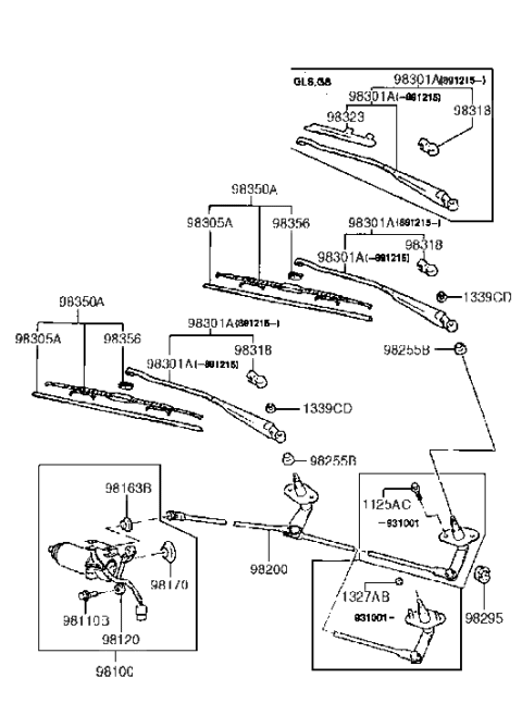 2017 Hyundai Veloster  Rubber-Cushion Diagram for 9812024000