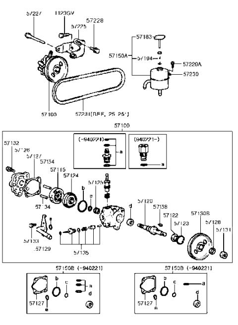 2017 Hyundai Veloster  Reservoir Assembly-Power Steering Diagram for 5715024000