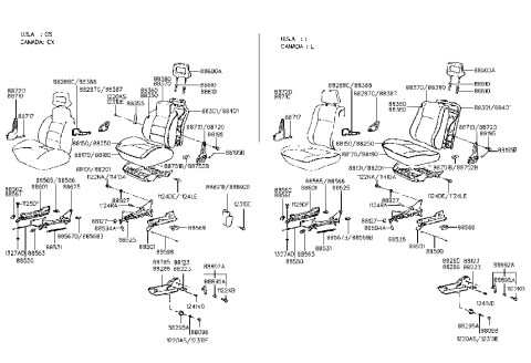 2015 Hyundai Veloster Spring-Walk In Equipment Return Diagram for 8853123000