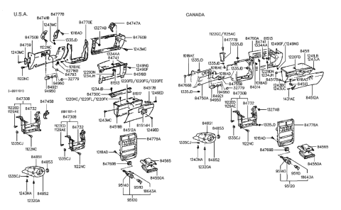 2016 Hyundai Veloster  Nut-Spring Diagram for 1334005006
