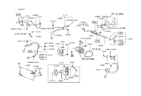 2016 Hyundai Veloster  Condenser Assembly-Cooler Diagram for 9760624001