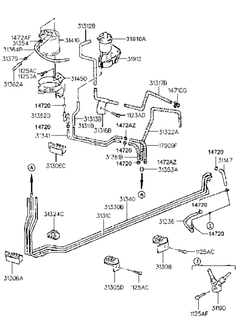 2015 Hyundai Veloster  Valve Assembly-Check Diagram for 3119021100
