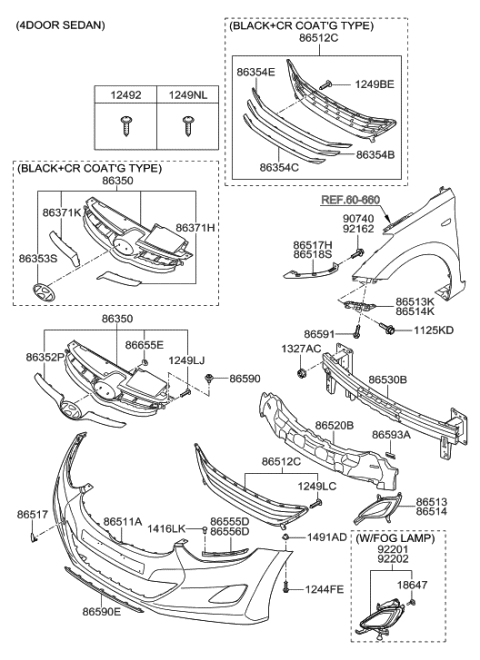 2013 Hyundai Elantra Screw-Tapping Diagram for 1249304107B