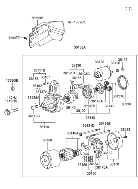 2021 Hyundai Accent  Bolt Diagram for 1140410557B