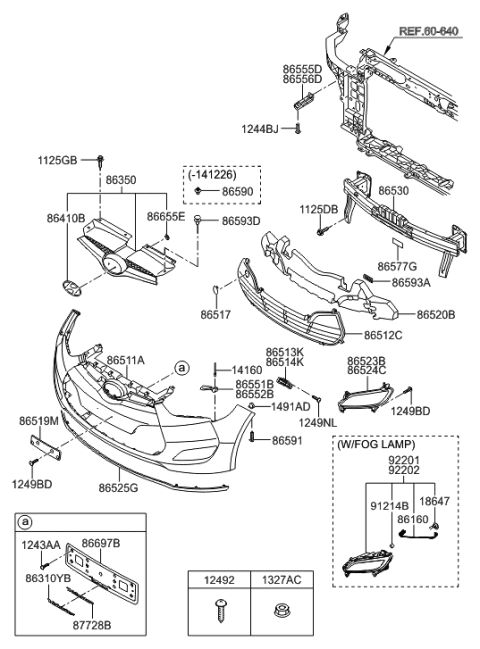 2016 Hyundai Santa Fe Sport  Wiring Assembly Diagram for 922162V000
