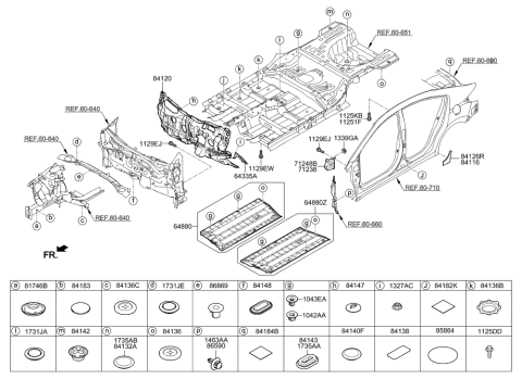 2023 Hyundai Genesis G70 Plug Diagram for 1732818341B