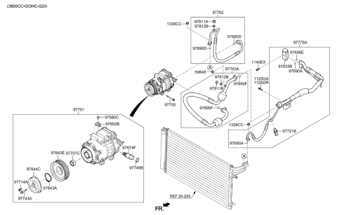 2017 Hyundai Elantra  Hose-Discharge Diagram for 97762B1201