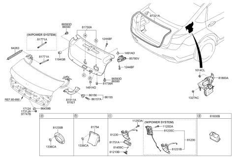 2017 Hyundai Elantra  Bolt-Washer Assembly Diagram for 1125106353