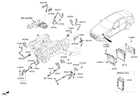 2016 Hyundai Elantra  Bolt-FLANGE Diagram for 1140306127S