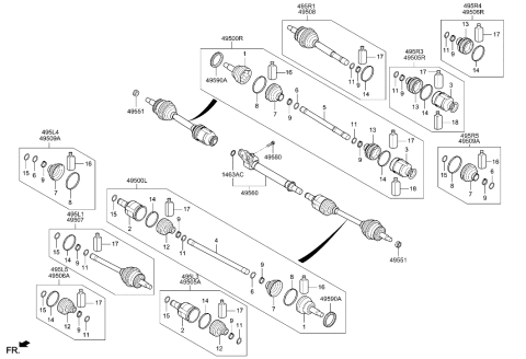 2018 Hyundai Sonata Hybrid  Tone Wheel Diagram for 49590C1100