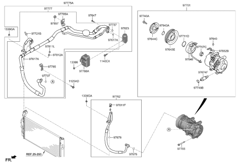 2006 Hyundai Elantra O-Ring Diagram for 976902F110