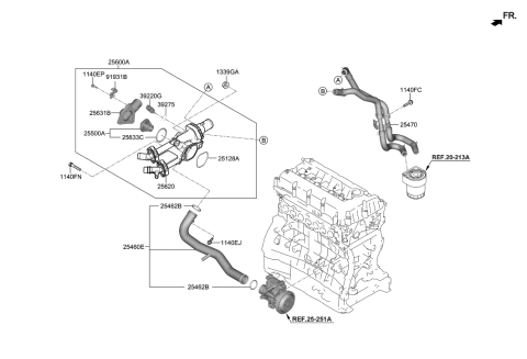 2018 Hyundai Sonata Hybrid  Bracket-Wiring MTG Diagram for 91931K9010