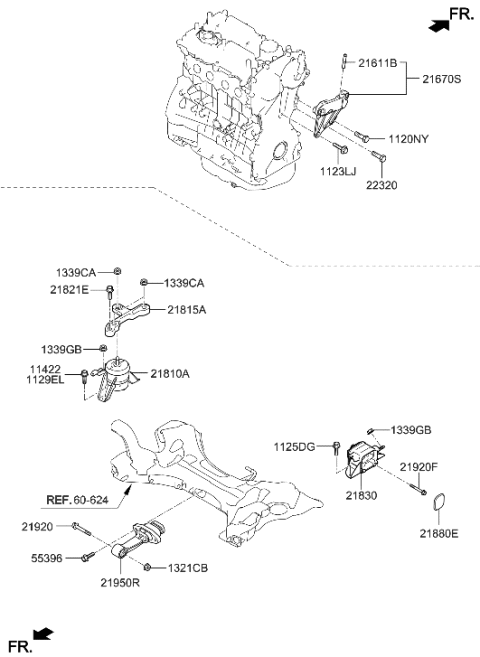 2023 Hyundai Ioniq 6  Bolt Diagram for 219200U000