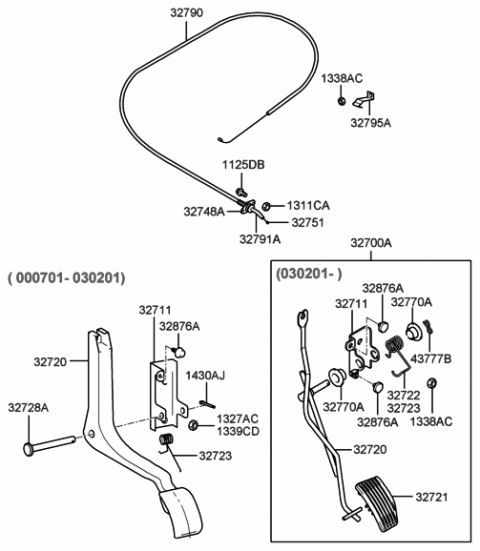 2022 Hyundai Elantra  Spring Diagram for 3272237000