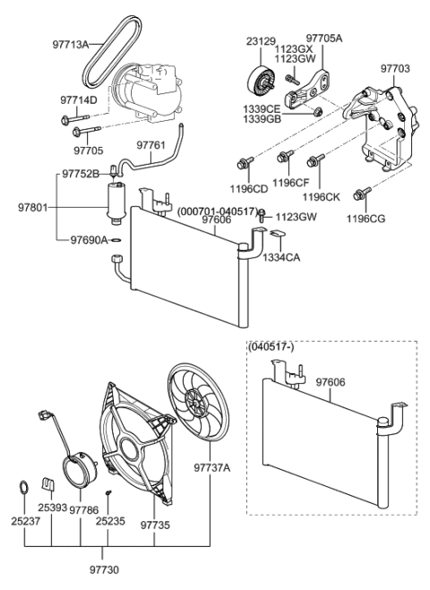 2022 Hyundai Elantra DRIER-Receiver Diagram for 9780138001