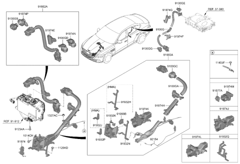 2018 Hyundai Accent  ACTUATOR-INLET Diagram for 91677GI100