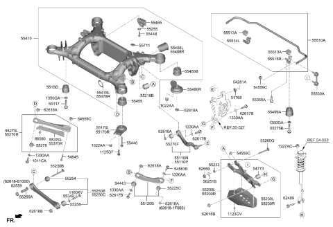 2018 Hyundai Accent  Bolt Diagram for 55117AA000