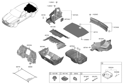 2018 Hyundai Accent  Mobility Kit-Tire Diagram for 52933D4000
