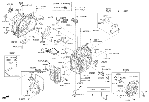 2001 Hyundai Elantra  Bolt Diagram for 1125108201