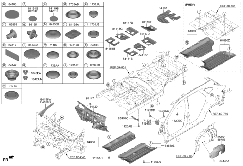 2004 Hyundai Elantra  Plug-Drain Diagram for 1735650000B