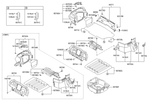 2021 Hyundai Veloster N  FASTENER-Magic Tape Diagram for 1497230050