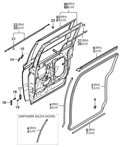 2013 Hyundai Tucson  Tapping Screw-Washer Assembly Diagram for 1019004129B