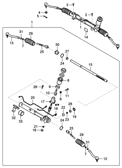 2013 Hyundai Tucson  Joint Shaft Diagram for 563174D000