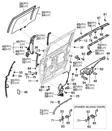 2013 Hyundai Tucson  Stopper-Door Diagram for 0K55272873