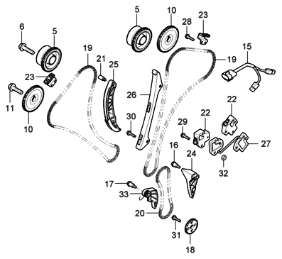 2013 Hyundai Tucson  Ocv Wire Harness Diagram for 396503C000