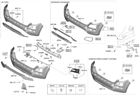 2021 Hyundai Genesis GV80  Retainer Diagram for 9751922000
