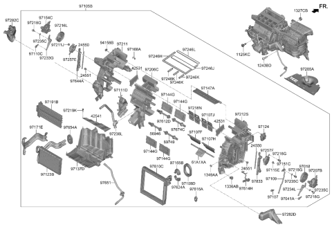 2000 Hyundai Elantra  ASPIRATOR & Hose Assembly Diagram for 97230P2000