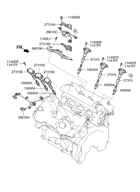 2023 Hyundai Genesis G90  Plug Assembly-Spark Diagram for 1887011071