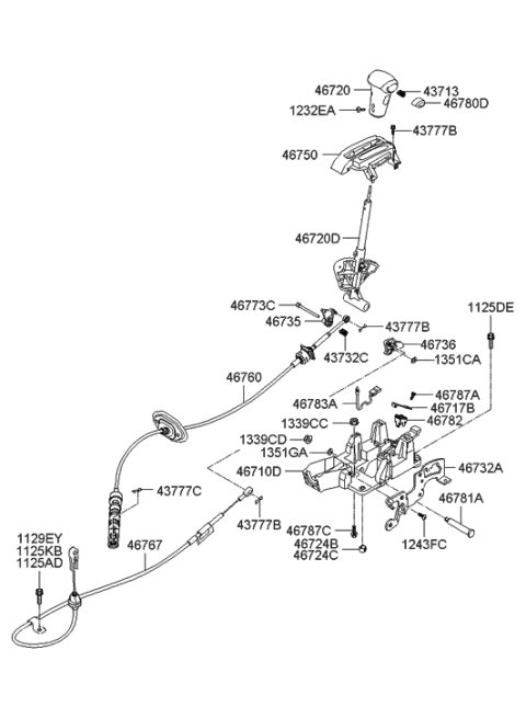 2018 Hyundai Genesis G90  Bolt-Washer Assembly Diagram for 1125108301
