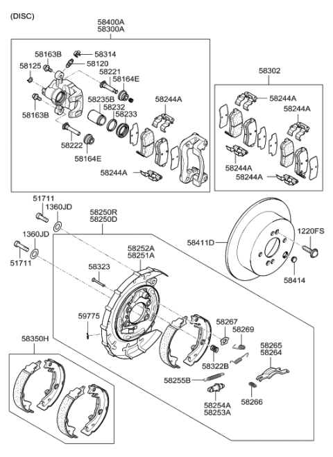 2019 Hyundai Genesis G70  Rod-Guide(A) Diagram for 582211G300