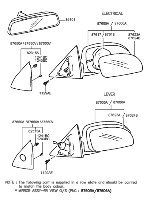 2007 Hyundai Sonata Cover Assembly-Front Door Quadrant Inner Diagram for 8765029000