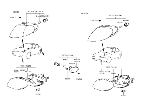 2009 Hyundai Sonata  Sealing-Rubber Diagram for 9235129600