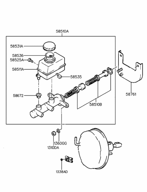 2007 Hyundai Sonata  Bracket-PCV Diagram for 5876129020