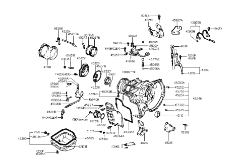 2007 Hyundai Sonata  Bolt Diagram for 4595722800